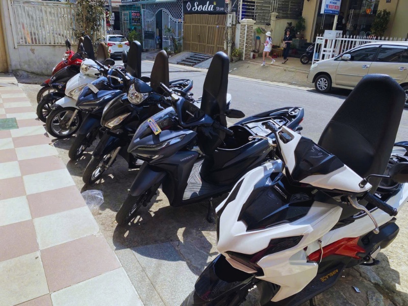 Thuê xe tay ga ở Đà Lạt