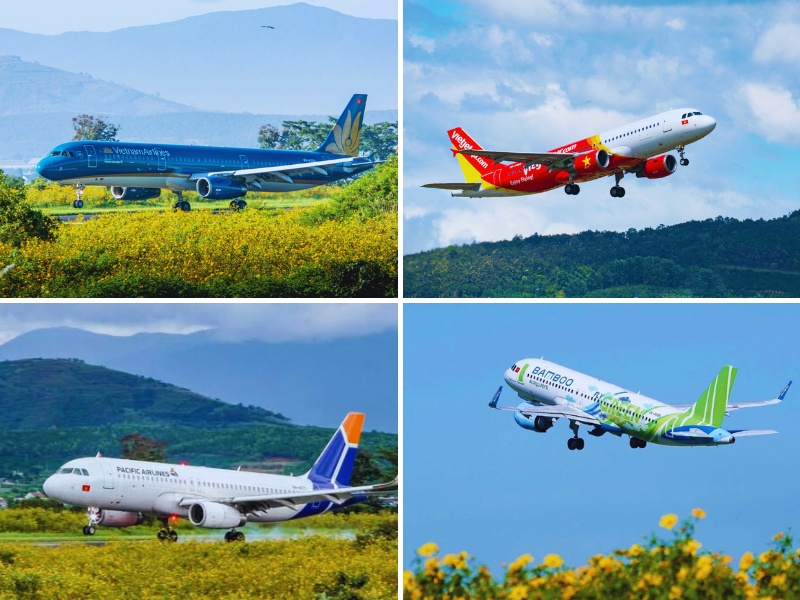 Các hãng bay chặng Sài Gòn Đà Lạt