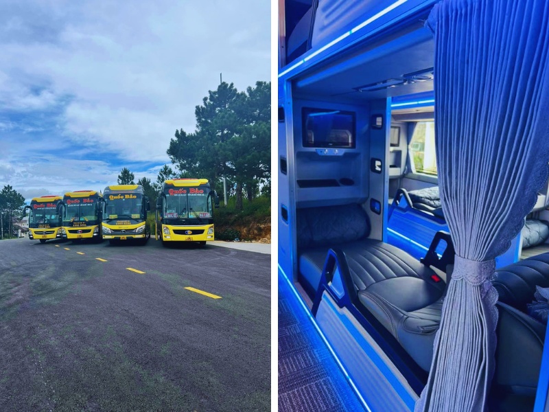 Nhà xe Quốc Bảo từ Huế đi Đà Lạt