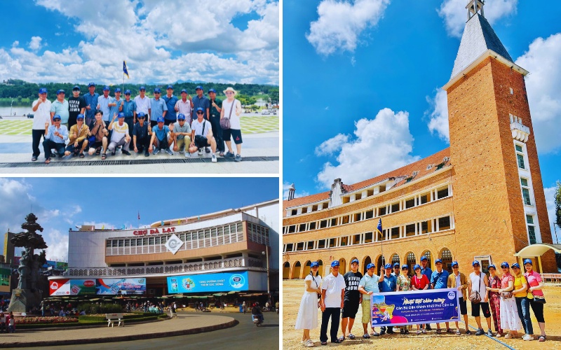 tour Sài Gòn Đà Lạt di chuyển bằng máy bay