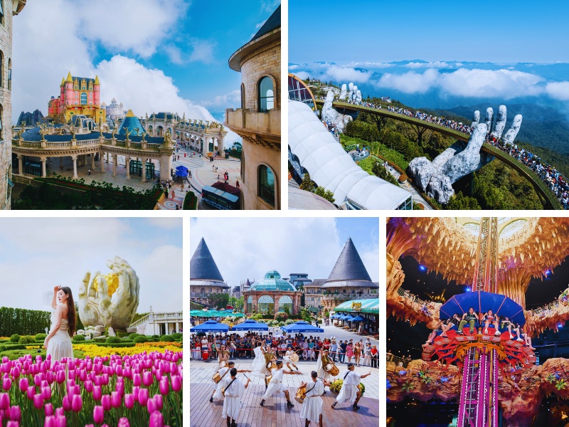 Bà Nà Hills - Địa điểm tham quan hấp dẫn nhất trong tour Sài Gòn Đà Nẵng