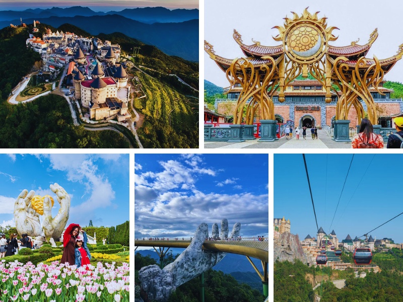 Tham quan Bà Nà Hills trong chương trình tour Đà Nẵng 2 ngày 1 đêm