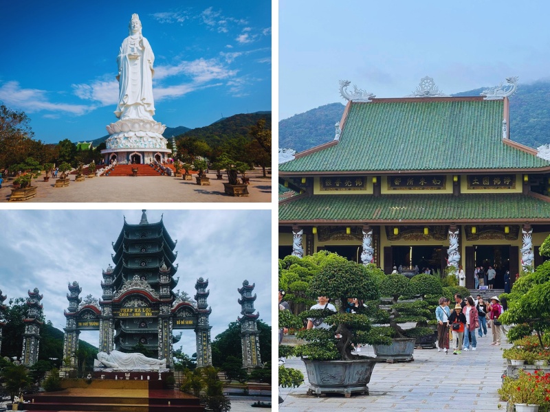 Tham quan chùa Linh Ứng Sơn Trà trong lịch trình tour Đà Nẵng 2 ngày 1 đêm