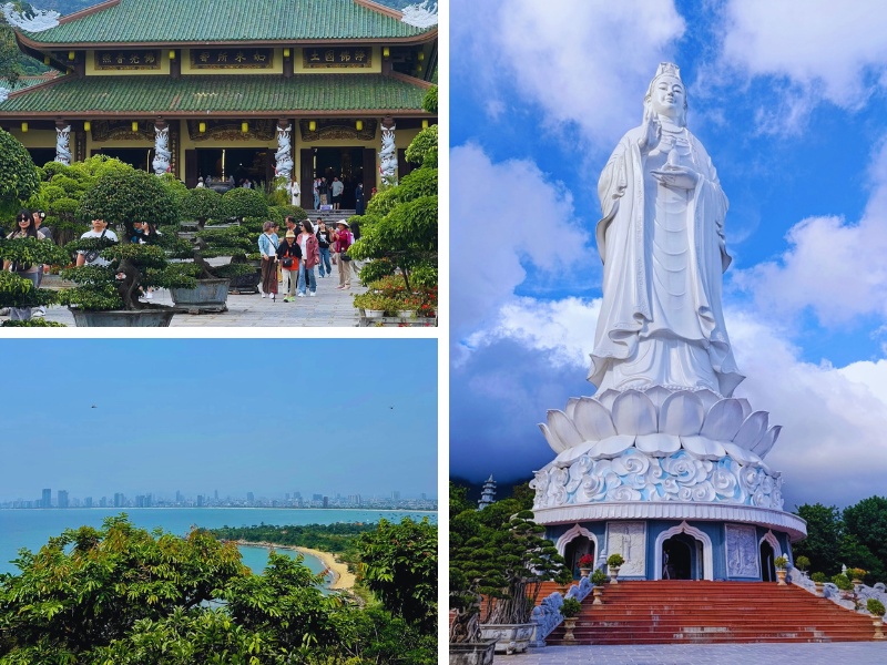 Tham quan Chùa Linh Ứng trong lịch trình tour Sài Gòn Đà Nẵng 3 ngày 2 đêm