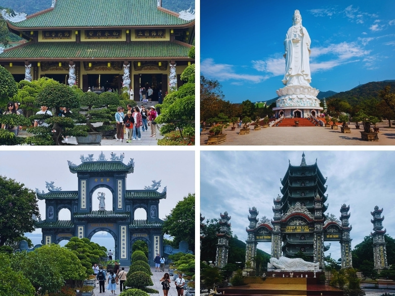 Tham quan chùa Linh Ứng trong lịch trình tour Sài Gòn Đà Nẵng 4 ngày 3 đêm