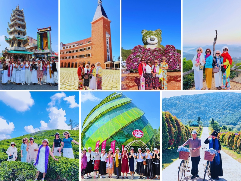 Các điểm tham quan trong tour Đà Lạt cho người lớn tuổi