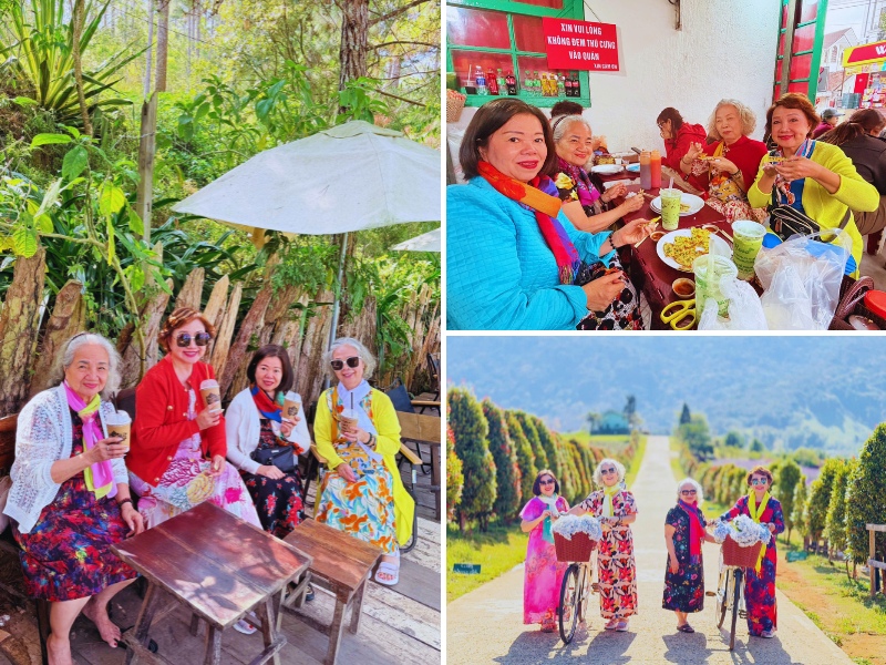 tour Đà Lạt cho cô chú lớn tuổi