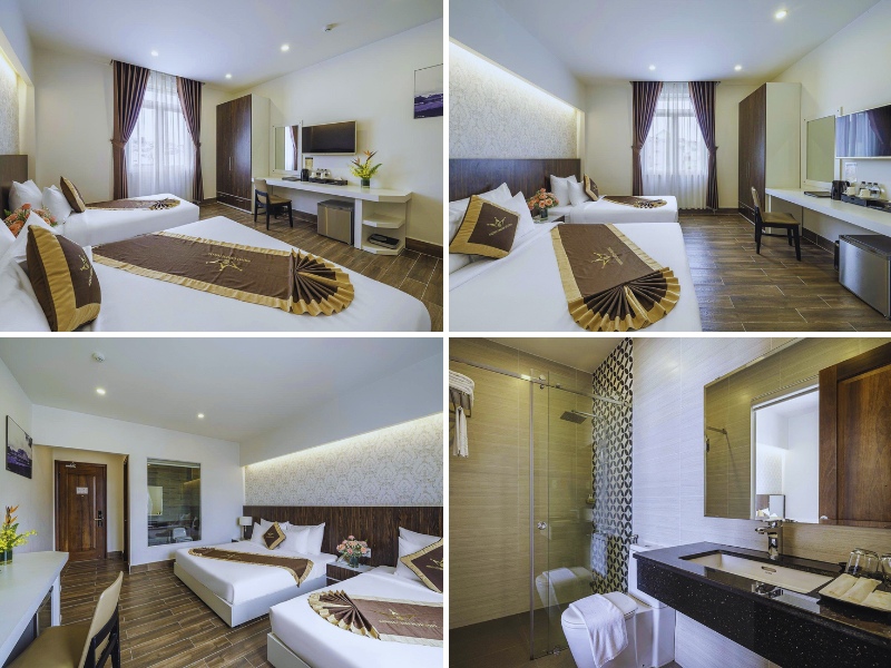 Khách sạn tiêu chuẩn 3 sao trong tour Đà Lạt cho người lớn tuổi