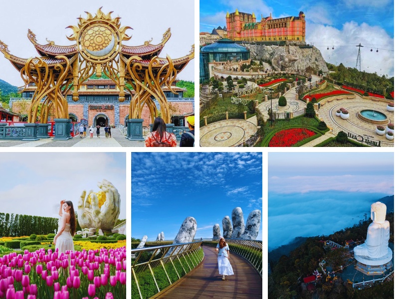 Khu du lịch Bà Nà Hills - một điểm tham quan nổi bật trong hành trình tour từ Buôn Ma Thuột đi Đà Nẵng