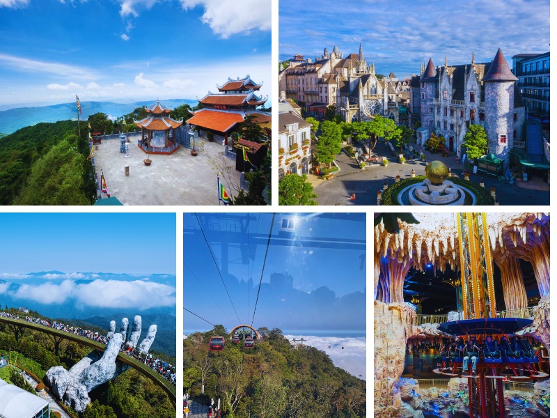 Tham quan Bà Nà Hills trong tour từ Hải Phòng đi Đà Nẵng