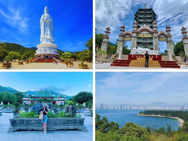 Tham quan chùa Linh Ứng trong hành trình tour Buôn Ma Thuột Đà Nẵng