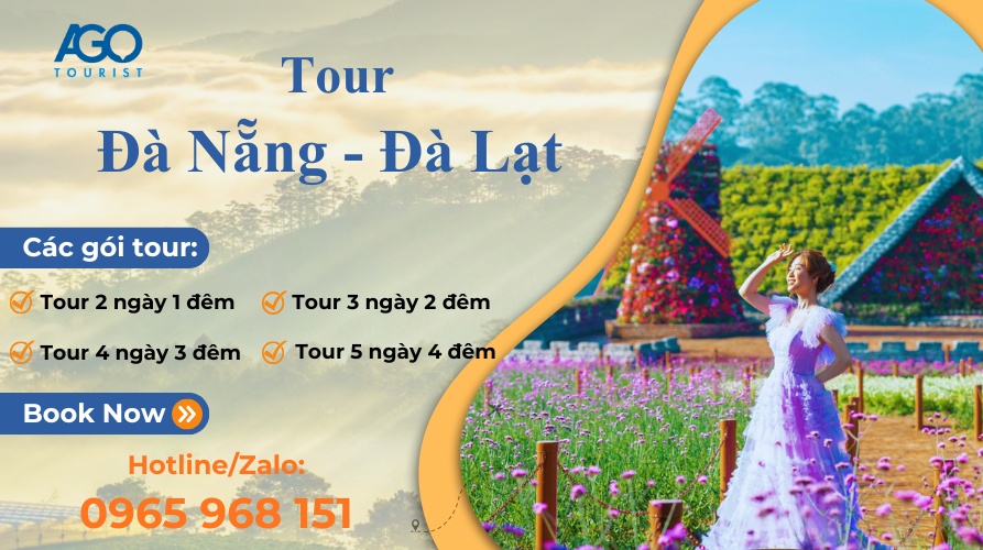 Tour từ Đà Nẵng đi Đà Lạt 2025 - Lịch khởi hành và giá tour trọn gói