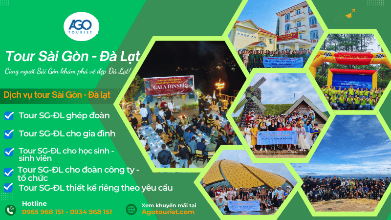 Tour Sài Gòn Đà Lạt 2025: Lịch trình hấp dẫn và giá ưu đãi
