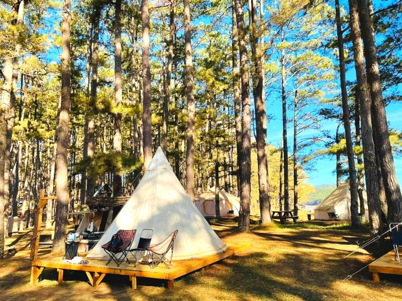 Cắm trại tại Thung Lũng Vàng
