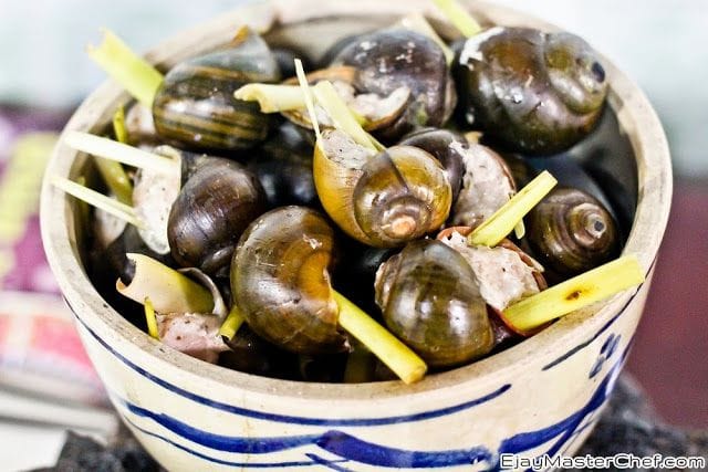 Ốc nhồi thịt 33 là món ăn vặt ngon Ốc nhồi thịt 33 là món ăn vặt ngon