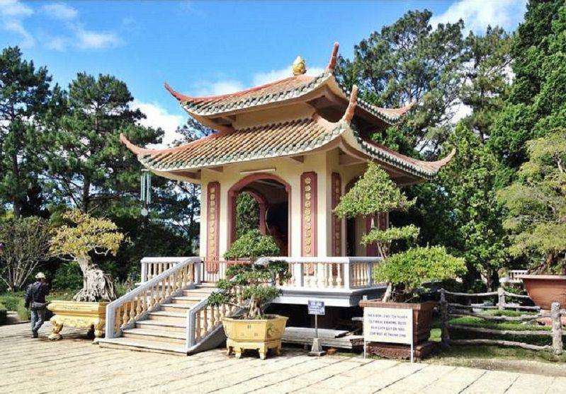 góc khuôn viên thiền viện Trúc Lâm