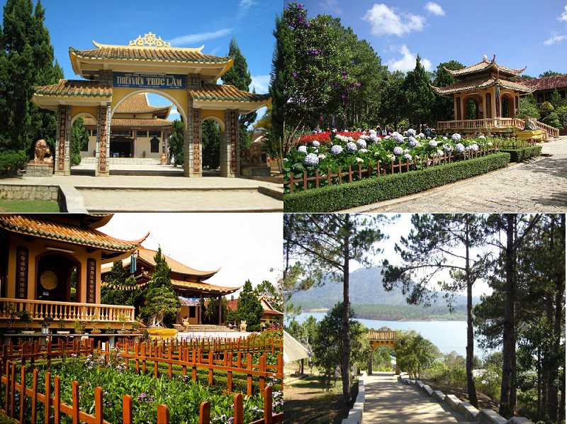 Sơ đồ tham quan thiền viện