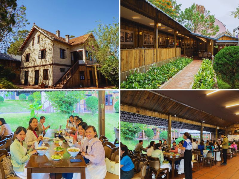 Nhà hàng ăn sáng trong tour Đà Nẵng Đà Lạt 3 ngày 2 đêm