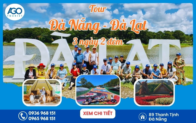 Tour Đà Nẵng Đà Lạt 3 ngày 2 đêm | Khởi hành hằng ngày