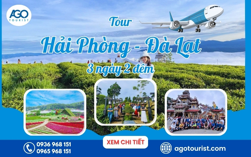 tour Hải Phòng Đà Lạt 3 ngày 2 đêm
