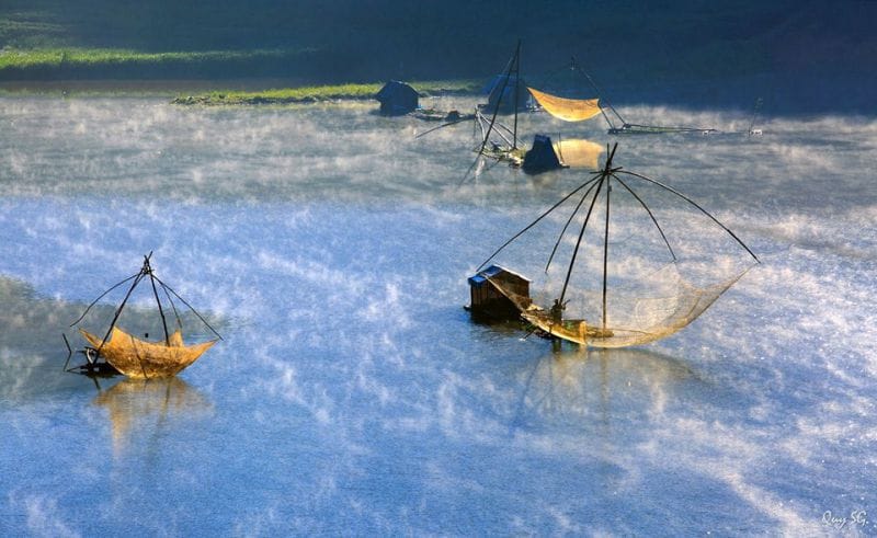 Cảnh đẹp ở hồ tuyền lâm đà lạt