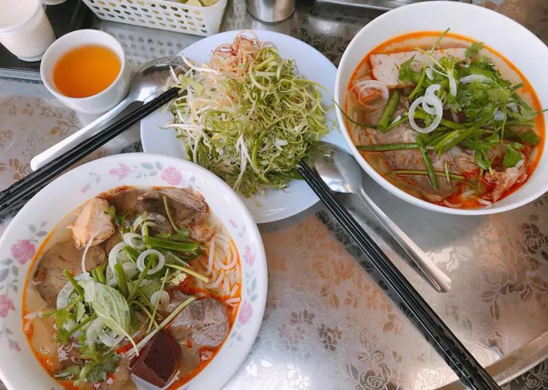 Quán bún bò Huế ở Đà Lạt - quán Thiên Trang quán bún bò Huế Đà Lạt