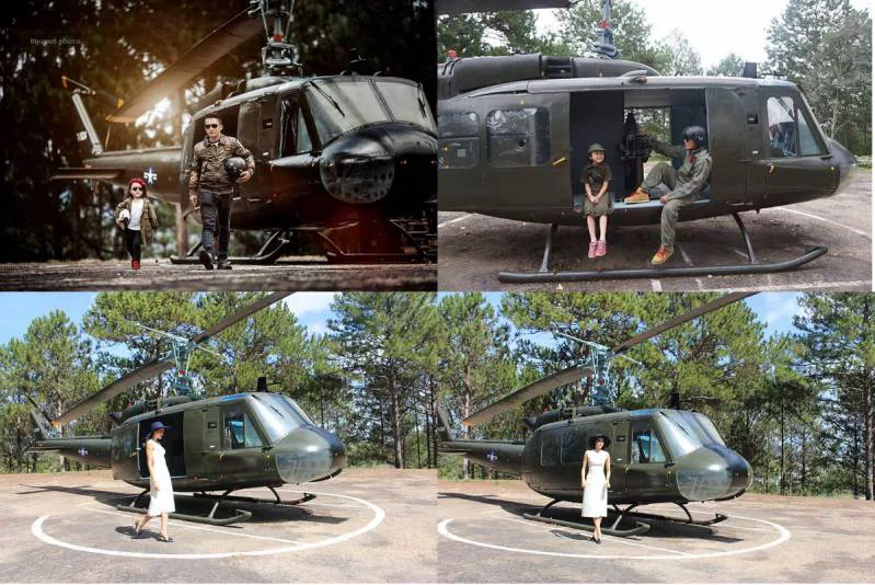 Dinh 1 Đà Lạt máy bay trực thăng Dinh 1 Đà Lạt máy bay trực thăng