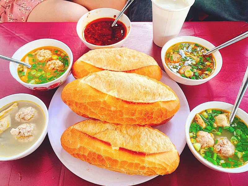 món ăn sáng ở Đà Lạt