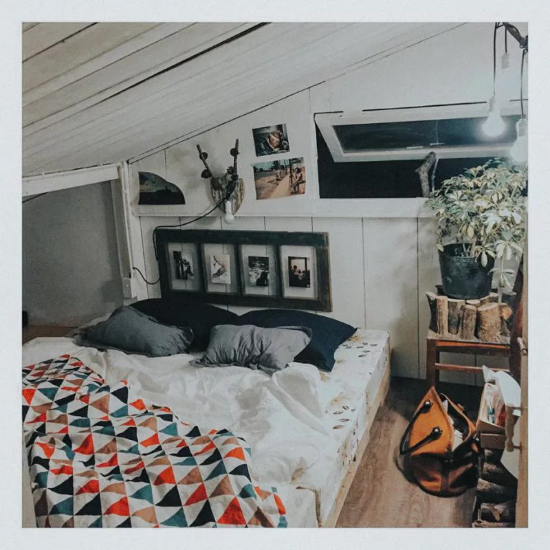 Không gian bên trong The Shelter homestay Đà Lạt