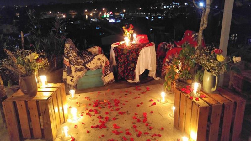 View sống ảo lãng mạn bên trong Sunshine cafe Đà Lạt
