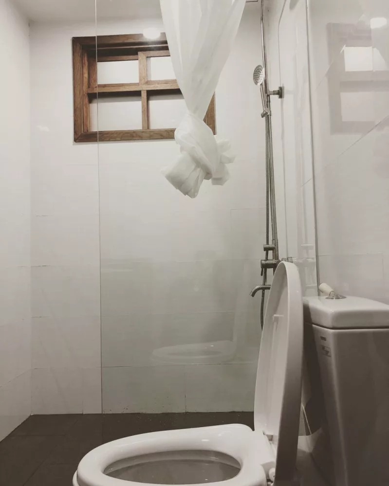 căn hộ cao cấp ở đà lạt Nhà vệ sinh bên trong Dalat Center House ở Đà Lạt