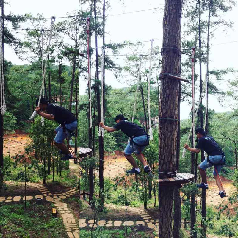 Trải nghiệm mạo hiểm độ cao cùng Datanla High Rope Course Trải nghiệm mạo hiểm độ cao cùng Datanla High Rope Course Đà Lạt