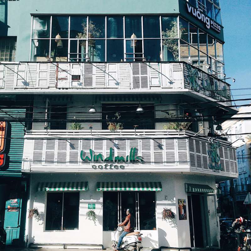 Quán Windmills Cafe tại Đà Lạt Một cơ sở của chuỗi Windmills cafe ở Tp Đà Lạt