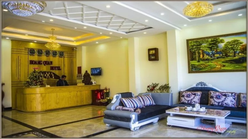 Hoang Quan Hotel Dalat Không gian bên trong Khách sạn Hoàng Quân ở Đà Lạt