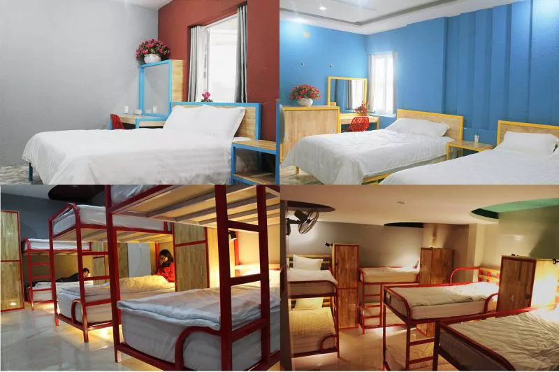 Kim Cương Hotel Đà Lạt Không gian các phòng bên trong khách sạn Kim Cương ở Đà Lạt