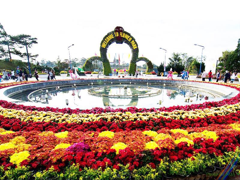 Vườn hoa là địa điểm du lịch nổi tiếng nhất ở Đà Lạt 