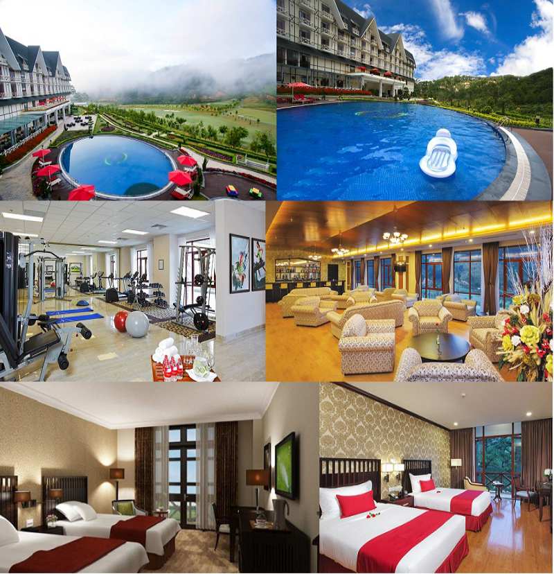 Resort Đà Lạt Swiss-bel nghỉ dưỡng Không gian và các phòng nghỉ ở bên trong Resort Đà Lạt Swiss-Bel