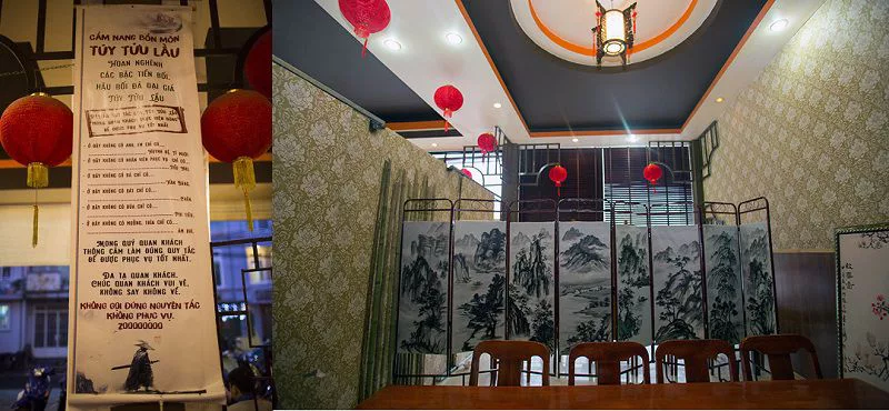 Quán nướng Túy Tửu Lầu Đà Lạt Thực đơn và không gian mang đậm chất cổ trang ở Túy Tửu Lầu ở Đà Lạt