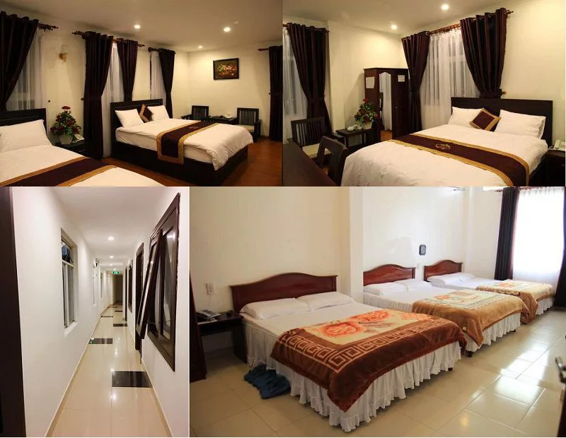 Không gian phòng ngủ sang trọng, có cửa sổ thoáng mát