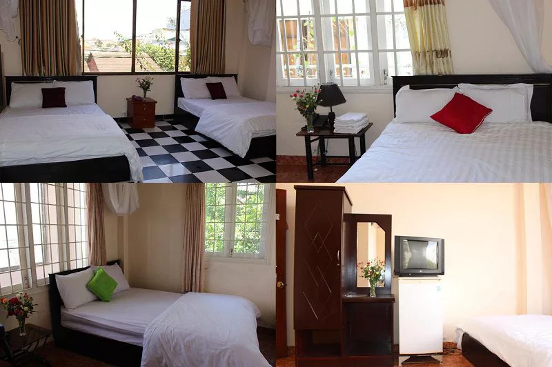 Không gian phòng nghỉ tại khách sạn Hải Quyên