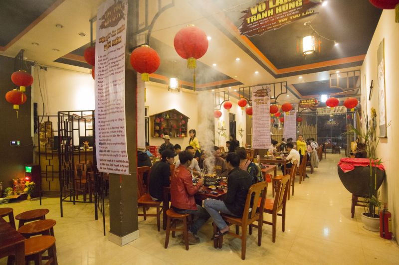 Không gian quán Túy Tửu Lầu Đà Lạt