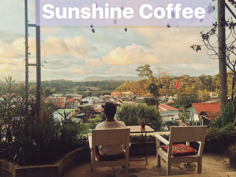 Quán cà phê tại Sunshine Tím homestay đà lạt Sunshine Tím homestay Đà Lạt