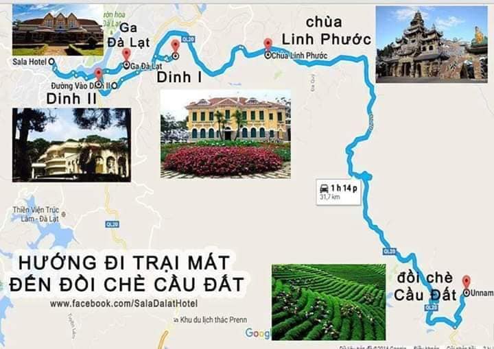 Đường đi Chùa Linh Phước Chỉ đường đến chùa Linh Phước