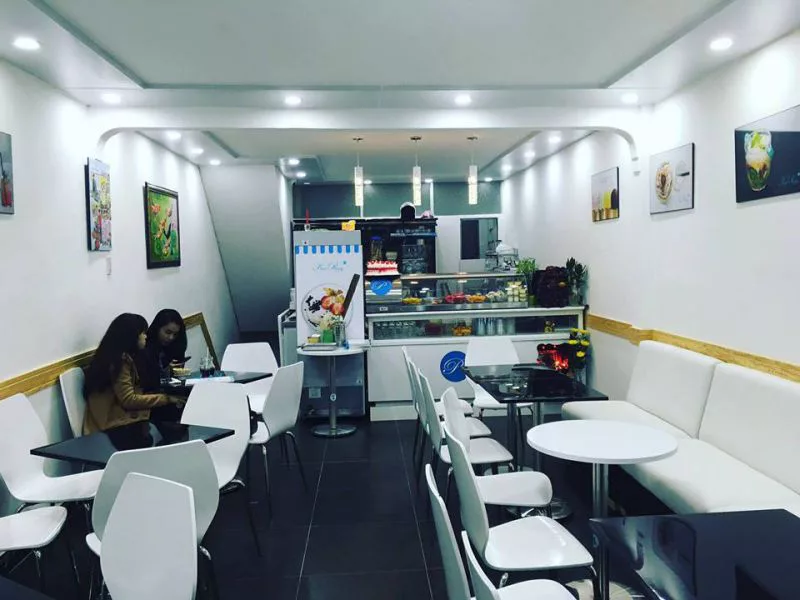 Không gian quán kem bơ Phụng Đà Lạt Không gian quán kem bơ Phụng ở Đà Lạt