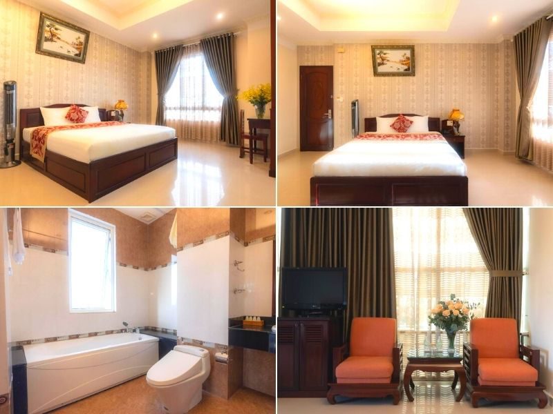 Phòng Deluxe Double của Mai Vang Dalat Hotel
