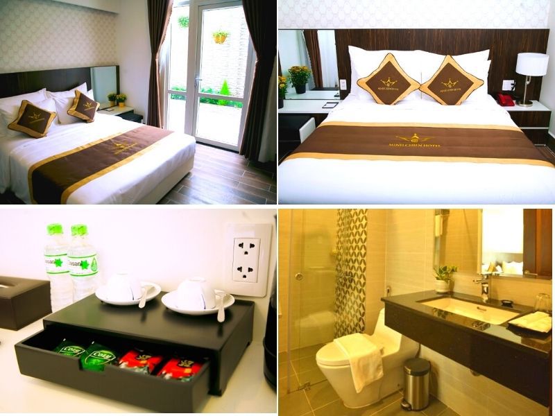 Phòng Deluxe Double của khách sạn Minh Chiến