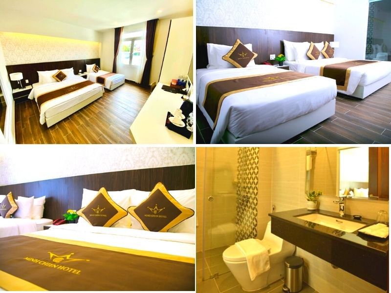 Phòng Premium Deluxe Triple của Minh Chiến Hotel