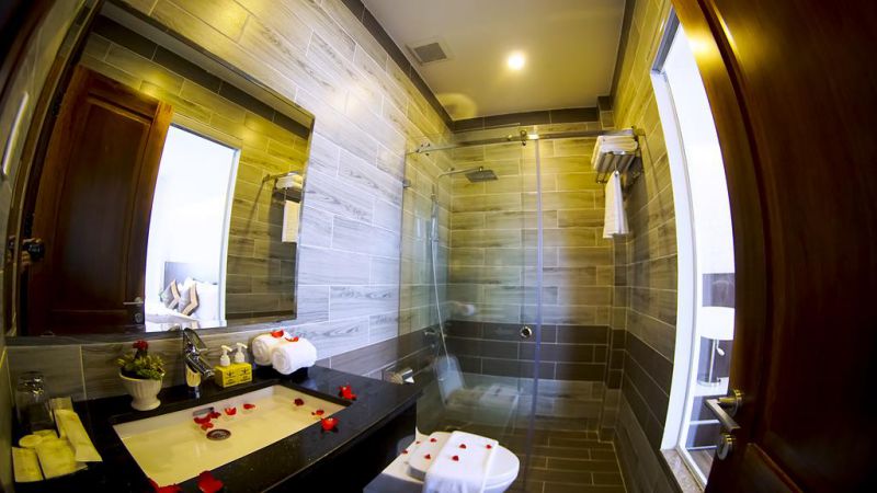 Phòng vệ sinh ở Minh Chiến Hotel