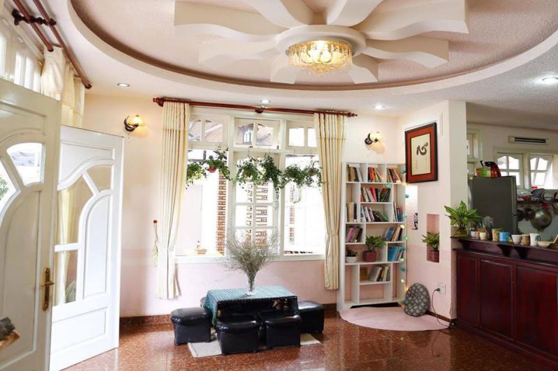 Không gian bên trong Classic Garden - Homestay Đà Lạt gần chợ đêm