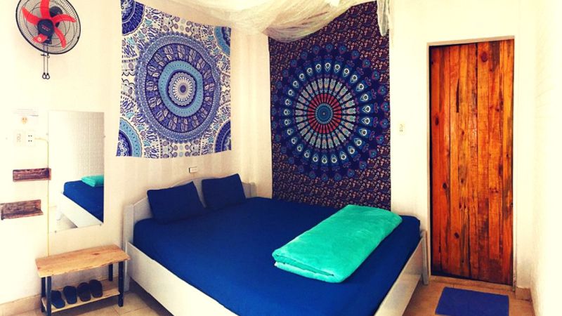 phòng khá dễ thương bên trong Lemongrass homestay